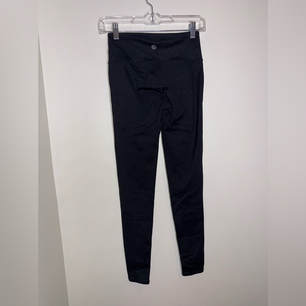 Athleta High Rise Serpent Snake Print Black Chaturanga Leggings Size XS - Picture 8 of 9